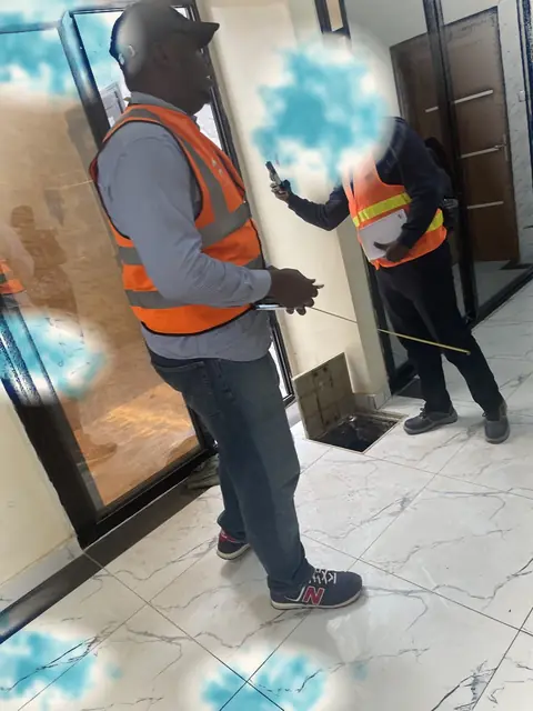 Visite de réception dans un logement fini